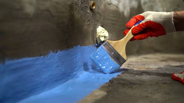 Commercial Exterior Waterproofing project at a Fort Lee, NJ business property by SJ Waterproofing Pros